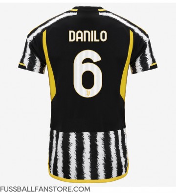 Juventus Danilo Luiz #6 Replik Heimtrikot 2023-24 Kurzarm